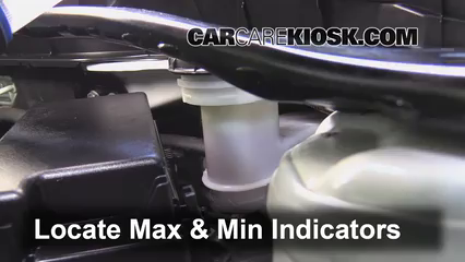 2013-2017 Honda Accord Brake Fluid Level Check - 2015 Honda Accord EX-L